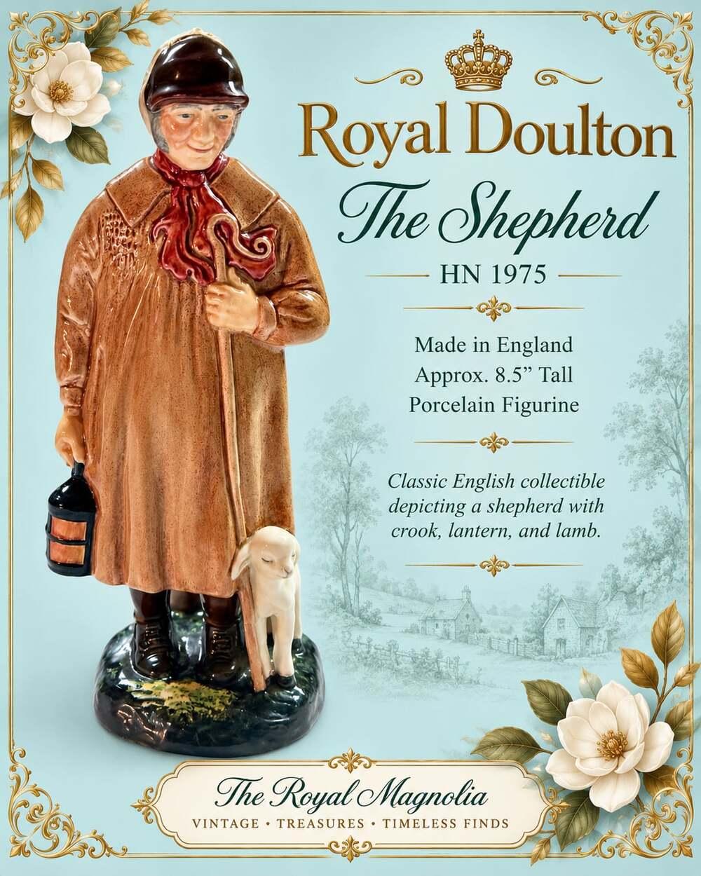 Royal Doulton The Shepherd Porcelain Figurine HN 1975
